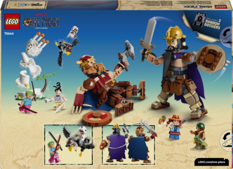 LEGO ONE PIECE DORI CONTRO BROGI – GIGANTI DI LITTLE GARDEN