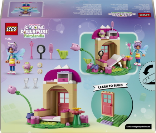 LEGO GABBY'S DOLLHOUSE LA CASA IN GIARDINO DI GATTINA FATINA