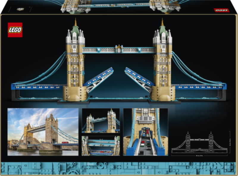 LEGO ARCHITECTURE TOWER BRIDGE DI LONDRA
