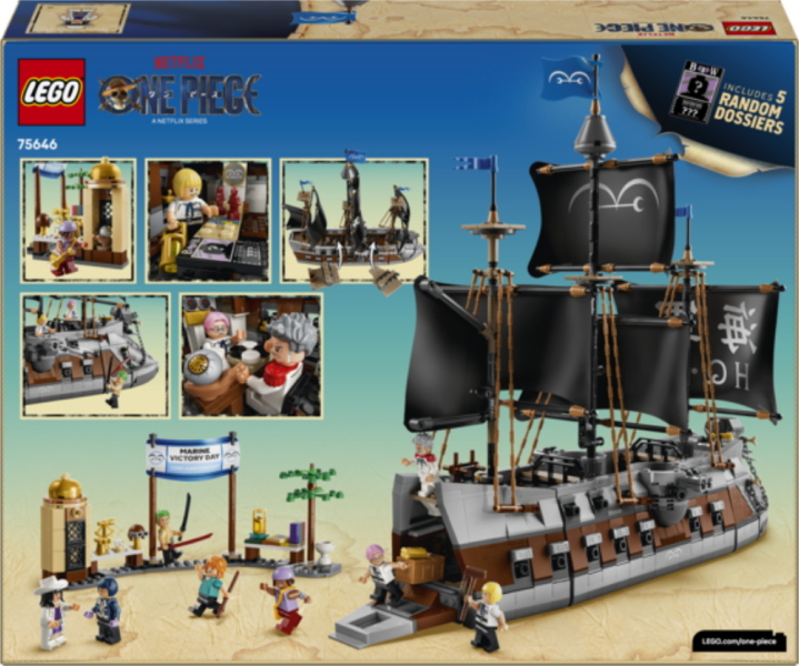 LEGO ONE PIECE LA NAVE DA GUERRA DI GARP