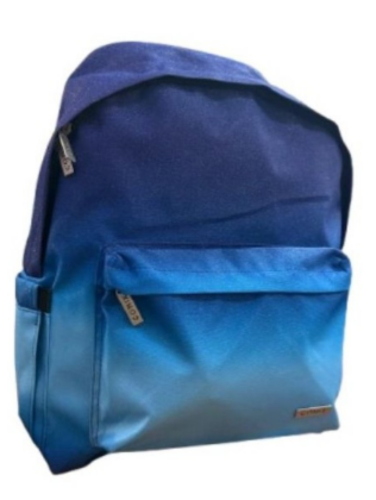 ZAINO AMERICANO SFUMATO GLITTER BLU COMIX