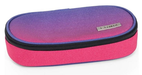 ASTUCCIO BUSTINA OVALE ORGANIZZATO SFUMATO GLITTER FUXIA COMIX