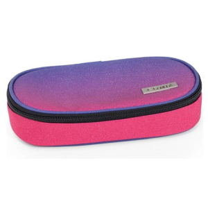 ASTUCCIO BUSTINA OVALE ORGANIZZATO SFUMATO GLITTER FUXIA COMIX