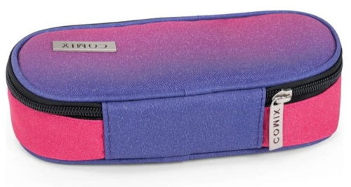 ASTUCCIO BUSTINA OVALE ORGANIZZATO SFUMATO GLITTER FUXIA COMIX