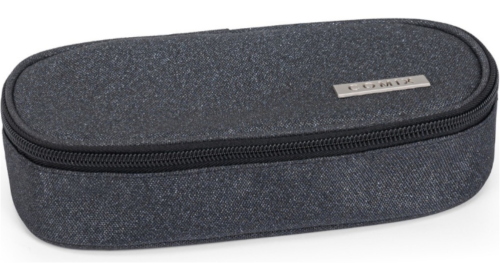ASTUCCIO BUSTINA OVALE ORGANIZZATO GLITTER NERO COMIX