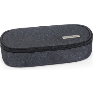 ASTUCCIO BUSTINA OVALE ORGANIZZATO GLITTER NERO COMIX