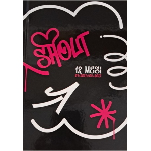 DIARIO AGENDA DATA FISSA 12 MESI SHOUT SPRAY GIRL NERO