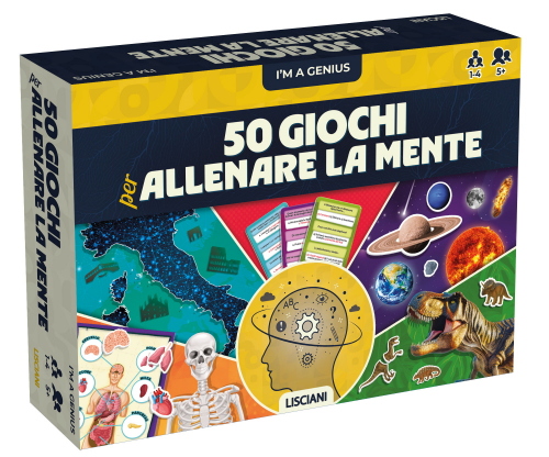 I'M A GENIUS RACCOLTA 50 GIOCHI EDUCATIVI KIDS