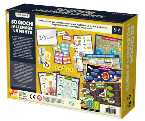 I'M A GENIUS RACCOLTA 50 GIOCHI EDUCATIVI KIDS