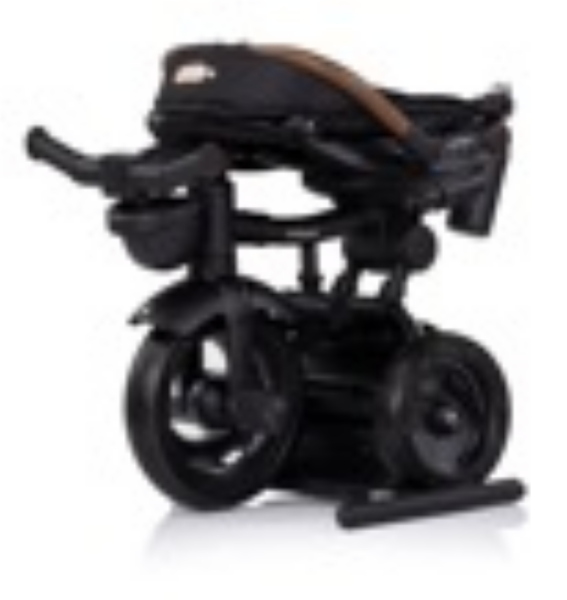 TRICICLO RIPIEGABILE 360 WITH CANOPY URBAN BLACKBERRY