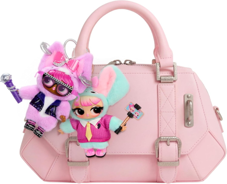L.O.L. SURPRISE PLUSH SURPRISE 7 ARTICOLI INCLUSI, PELUCHE DA COLLEZIONE CON PORTACHIAVI, 6 STILI DA COLLEZIONARE