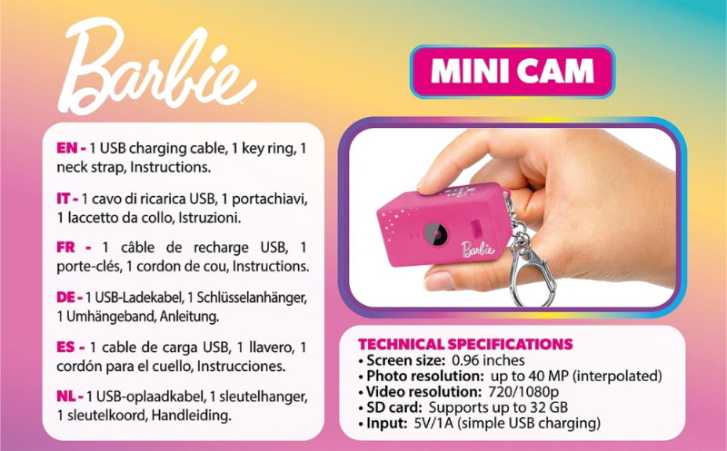 BARBIE MINI CAM DIGITALE