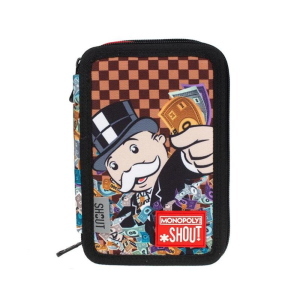 ASTUCCIO 3 ZIP CON SEGNANOME MONOPOLY