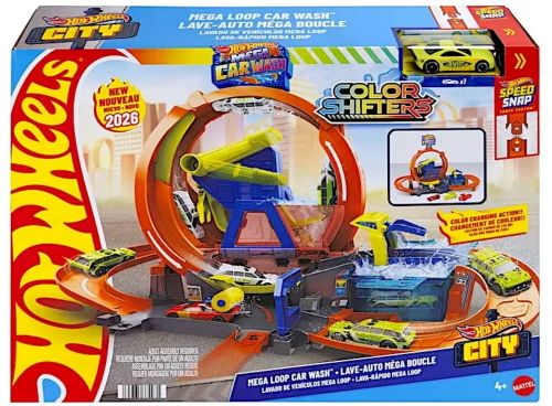 HOT WHEELS CITY AUTOLAVAGGIO MEGA LOOP