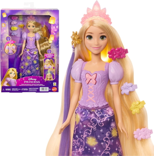 DISNEY PRINCESS BAMBOLA RAPUNZEL CAPELLI MAGICI