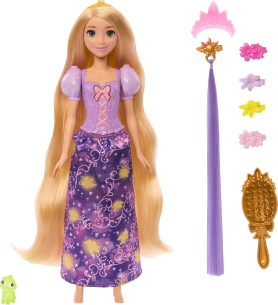 DISNEY PRINCESS BAMBOLA RAPUNZEL CAPELLI MAGICI