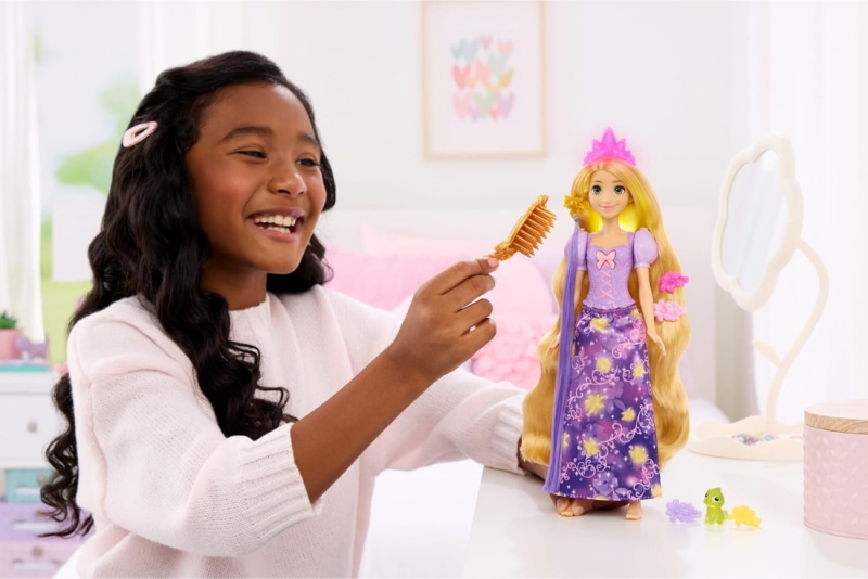 DISNEY PRINCESS BAMBOLA RAPUNZEL CAPELLI MAGICI