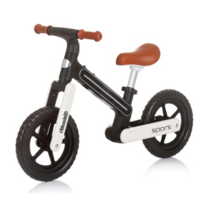 BICICLETTA BALANCE SENZA PEDALI SPARK NERA E BIANCA CON LUCI