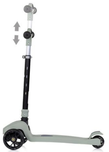 MONOPATTINO MOXIE LUXURI RUOTE LED VERDE 