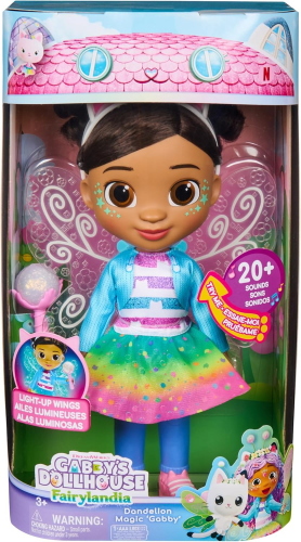 GABBY'S DOLLHOUSE FAIRYLANDIA BAMBOLA CON ALI E FUNZIONI