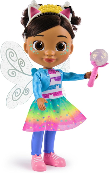GABBY'S DOLLHOUSE FAIRYLANDIA BAMBOLA CON ALI E FUNZIONI