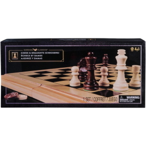 CARDINAL CLASSIC CLASSICI SCACCHI E DAMA IN LEGNO DELUXE