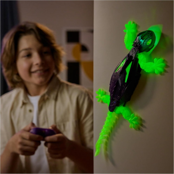 HEXBOTS IL GECO RADIOCOMANDATO SI ILLUMINA AL BUIO