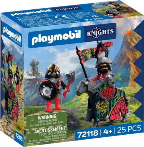 PLAYMOBIL KNIGHTS COMANDANTE DEI CAVALIERI DEL DRAGO