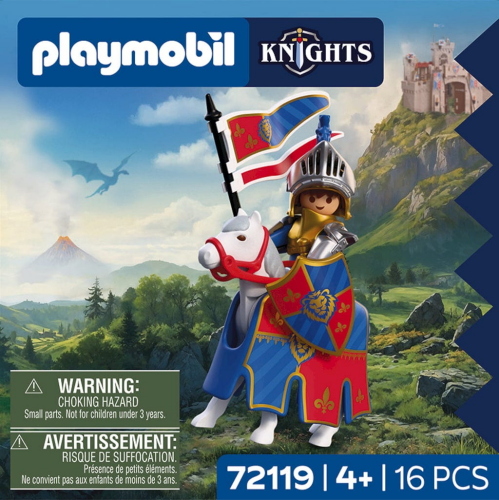 PLAYMOBIL KNIGHTS COMANDANTE DEI CAVALIERI DEL LEONE