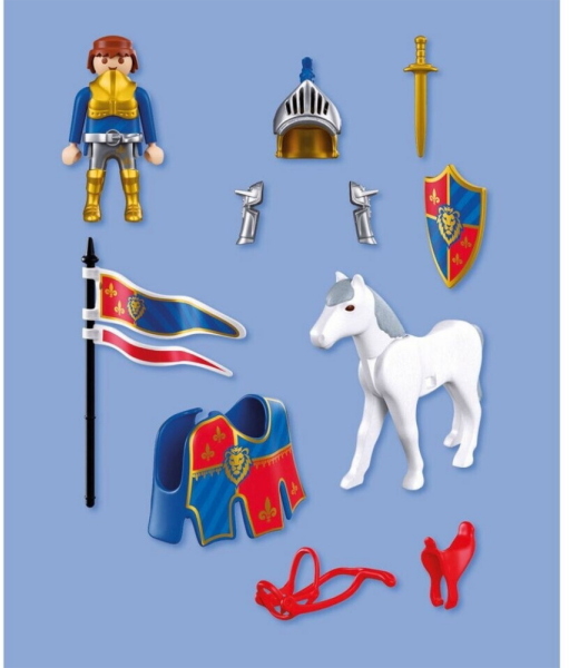 PLAYMOBIL KNIGHTS COMANDANTE DEI CAVALIERI DEL LEONE