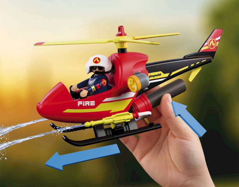 PLAYMOBIL FIRE BRIGADE ELICOTTERO DEI VIGILI DEL FUOCO
