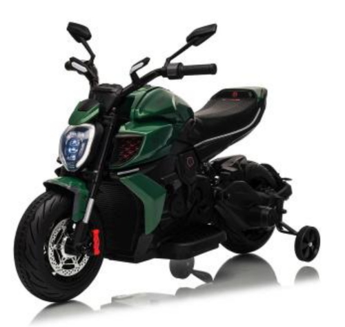 MOTO ELETTRICA DUCATI DIAVEL 12V VERDE BENTLEY
