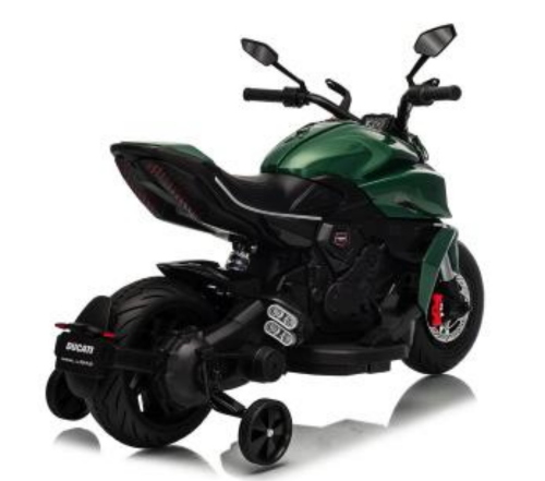 MOTO ELETTRICA DUCATI DIAVEL 12V VERDE BENTLEY
