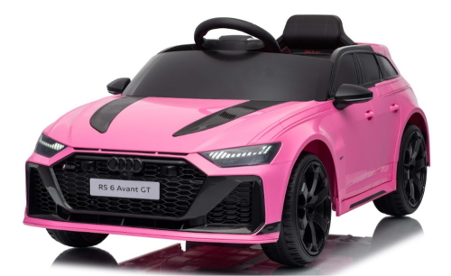 AUTO ELETTRICA AUDI RS6 GT ROSA