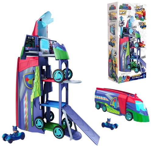 PJ MASKS 2 IN 1 CAMION QUARTIER GENERALE