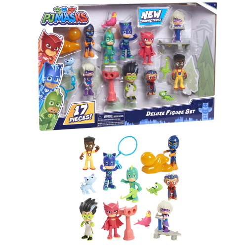 PJ MASKS DELUXE SET 17 PERSONAGGI