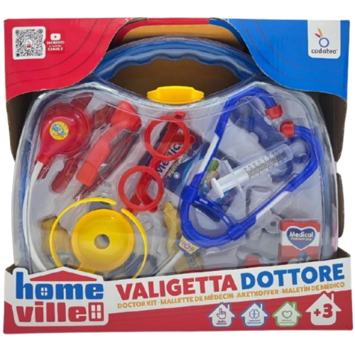 HOME VILLE VALIGETTA DOTTORE 16 PEZZI