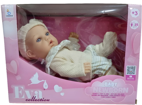 BAMBOLA EVA COLLECTION BABY NEWBORN 14 25 CM