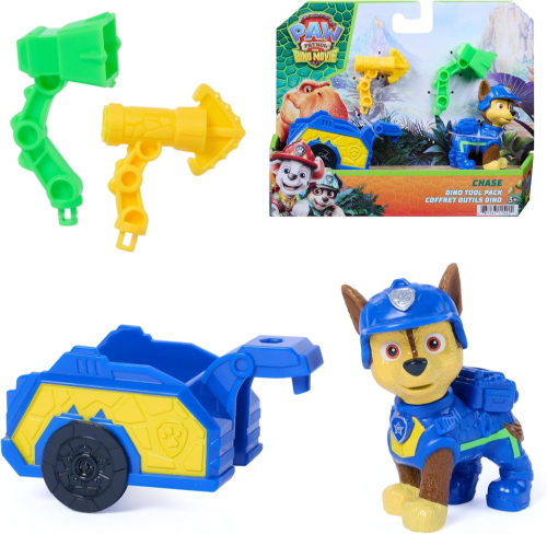PAW PATROL DINO MOVIE CUCCIOLO CHASE CON RIMORCHIO