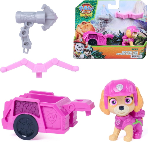 PAW PATROL DINO MOVIE CUCCIOLO SKYE CON RIMORCHIO
