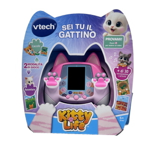 KIDIPET KITTY LIFE AMICO GATTINO INTERATTIVO ROSA