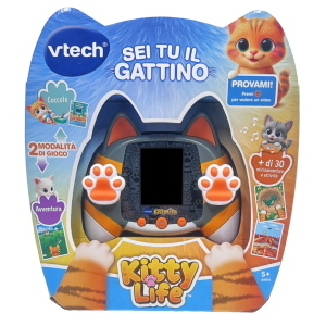KIDIPET KITTY LIFE GATTINO INTERATTIVO GRIGIO