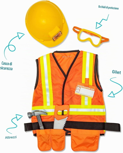 MELISSA & DOUG COSTUME DA COSTRUTTORE