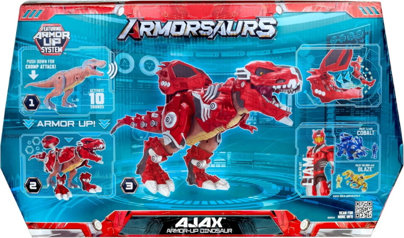 ARMORSAURS DINOSAURO ARMOR-UP - T-REX - AJAX
