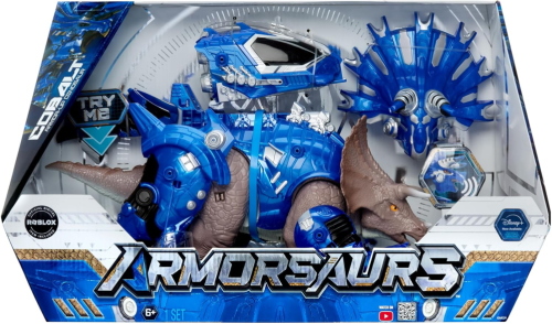 ARMORSAURS DINOSAURO ARMOR-UP - TRICERATOPS - COBALT