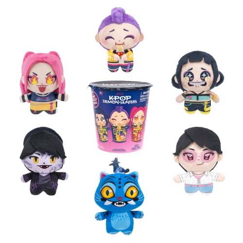 BLIND CUP RAMEN CON PELUCHE 10 CM K-POP DEMON HUNTERS 