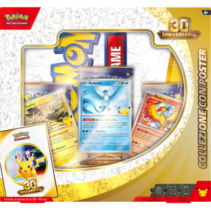 CARTE POKEMON 30° ANNIVERSARIO COLLEZIONE CON POSTER (16 SETTEMBRE 2026)