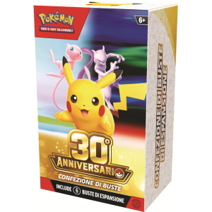 CARTE POKEMON 30° ANNIVERSARIO BUNDLE DA 6 BUSTE (2 OTTOBRE 2026)