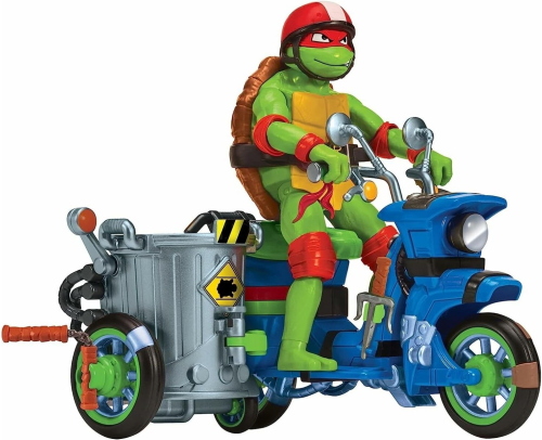 P.PAZZO TURTLES VEICOLO CON PERSONAGGIO LEONARDO/RAFFAELLO