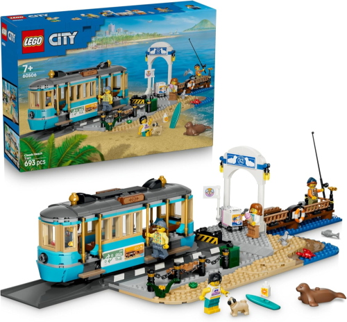 LEGO CITY TRAINS TRAM CLASSICO DELLA SPIAGGIA